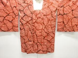 本総絞り抽象模様道行コート